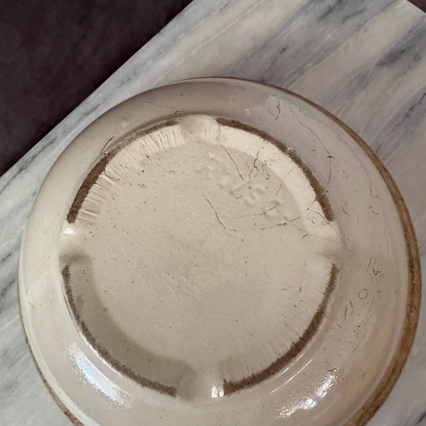 Vintage White Extra Large Earthenware Mixing Bowl | Primitive Salt Glazed | Red Wing Stoneware Company