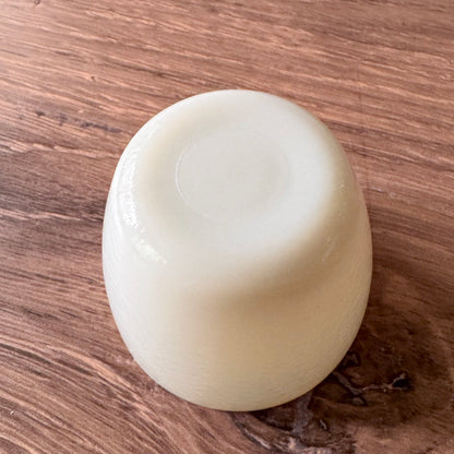 Vintage Apple Jam Jar | Milk Glass| Hazel-Atlas
