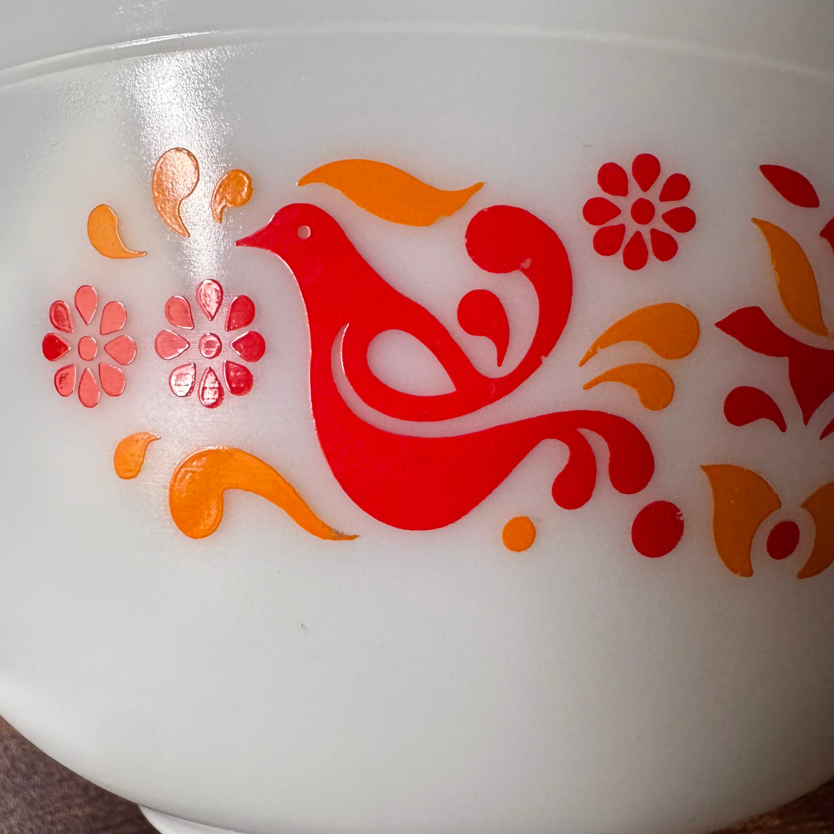 Vintage Pyrex Friendship Mixing Bowls Set of 3 | 1970s Nesting Glass