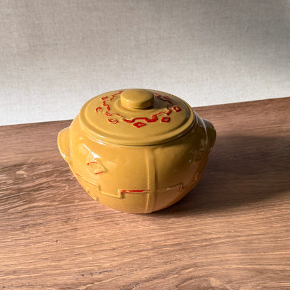 Vintage Bean Pot | Southwestern Stoneware | Monmouth Pottery