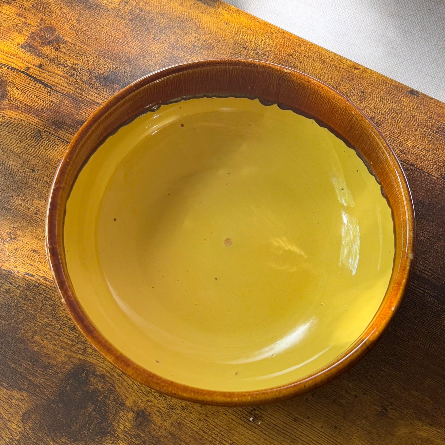 Vintage Ovenware Bowl | Model 96 Glazed Drip | Watt
