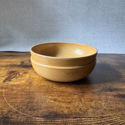 Vintage Ellingers Cereal Bowls Model 60 | Agatized Wood Composite