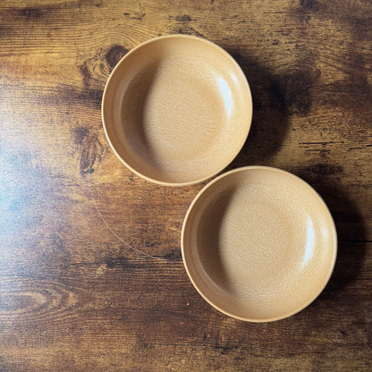Vintage Ellingers Cereal Bowls Model 60 | Agatized Wood Composite