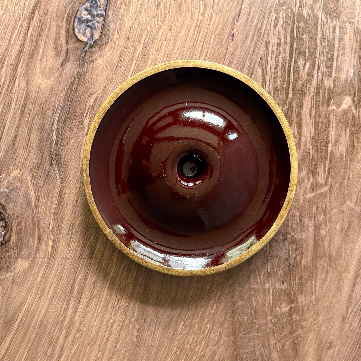 Vintage Stoneware Bean Pot | Brown Glazed Casserole Dish