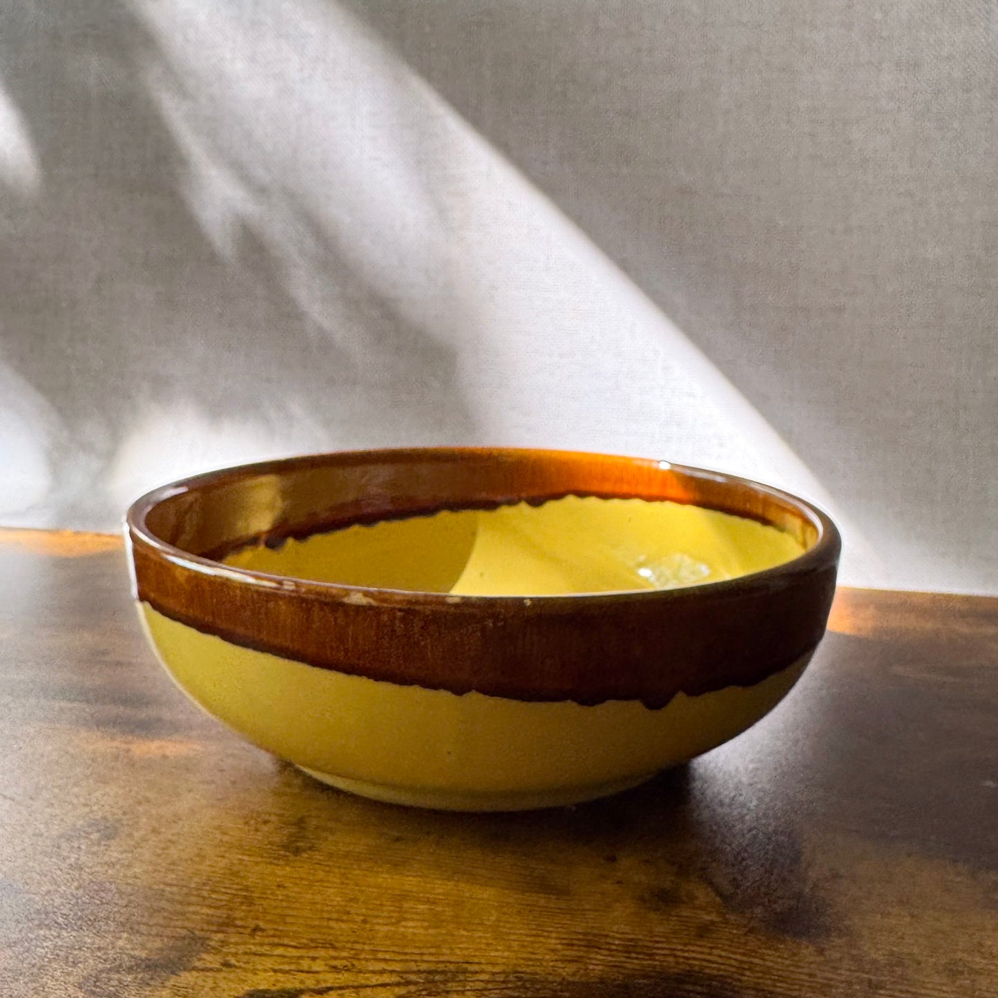Vintage Ovenware Bowl | Model 96 Glazed Drip | Watt