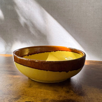 Vintage Ovenware Bowl | Model 96 Glazed Drip | Watt