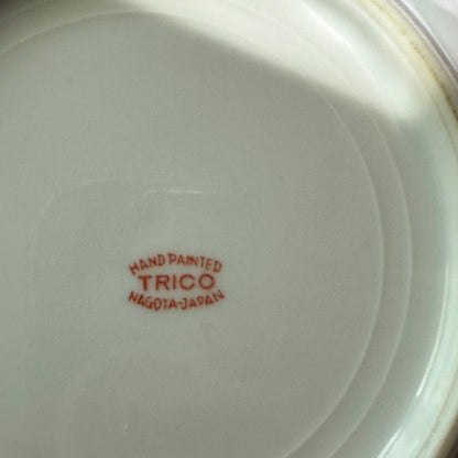 Vintage Serving Bowl | 1940s Hand Painted Floral | Trico Japan