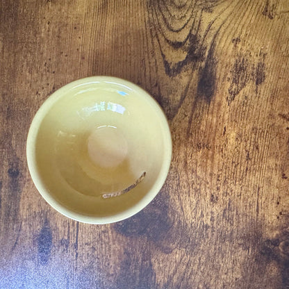 Vintage Egg Separator | Yellow Stoneware | TG Green LTD Church Gresley England