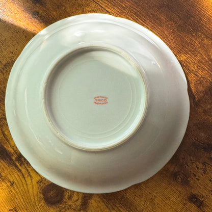 Vintage Serving Bowl | 1940s Hand Painted Floral | Trico Japan