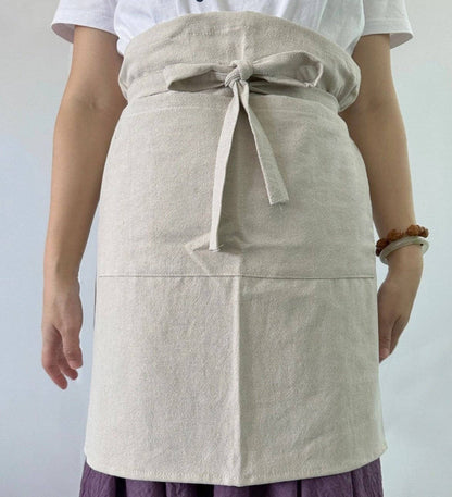 Linen Half Apron