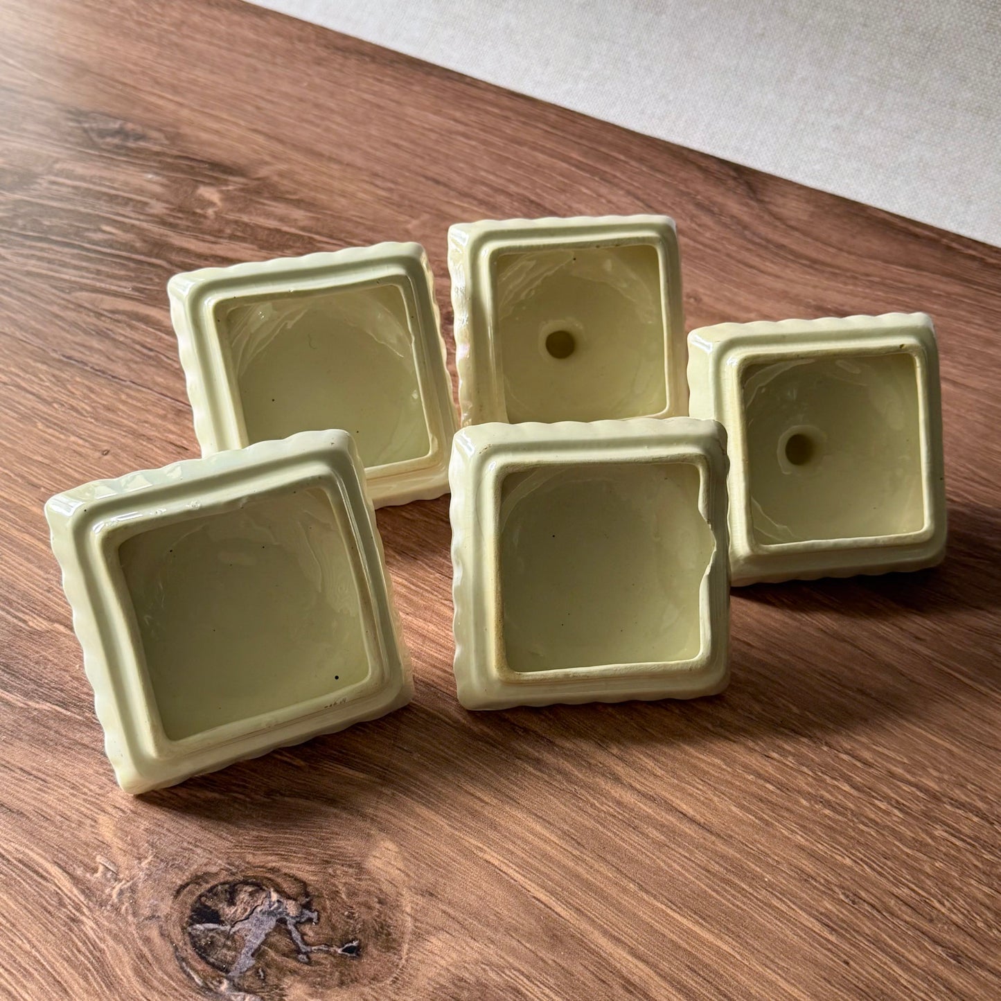 Vintage Pearl Lusterware Cannister Set | Germany Lotte