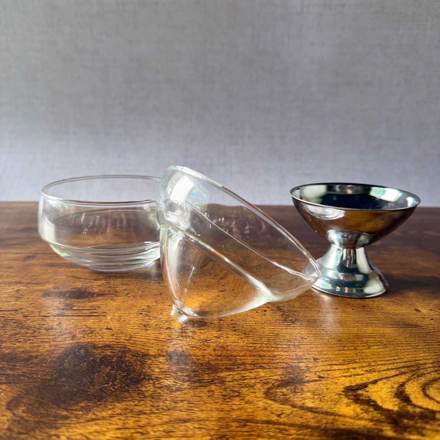 Vintage Shrimp Cocktail Glasses | Chilled Cocktails Dessert Cups | Set of 5