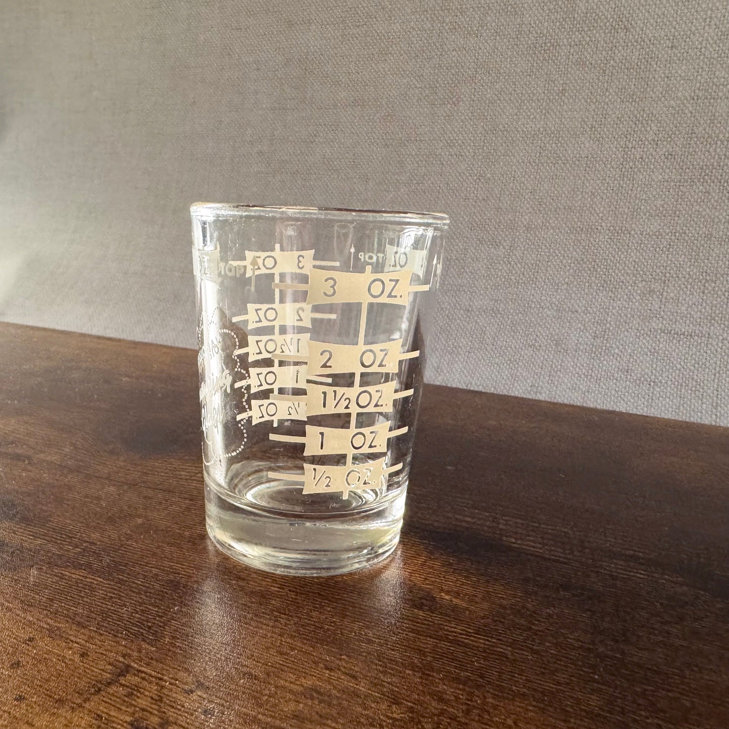 Vintage Libbey Professional Measuring Glass | 4 oz Jigger