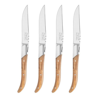 Laguiole Steak Knives - Olivewood