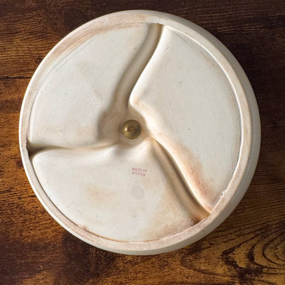Vintage Made in Japan Divided Serving Dish | Floral Ceramic Relish Tray