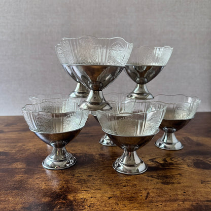 Vintage Sherbet Dishes | Macbeth-Evans American Sweetheart | Set of 4