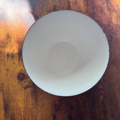 Vintage Enamel Mixing Bowl | Medieval Troubadour | Finel Arabia Kaj Franck