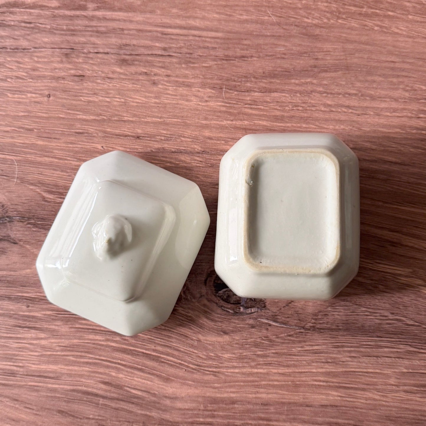 Vintage Francophile Terrine | White Ironstone