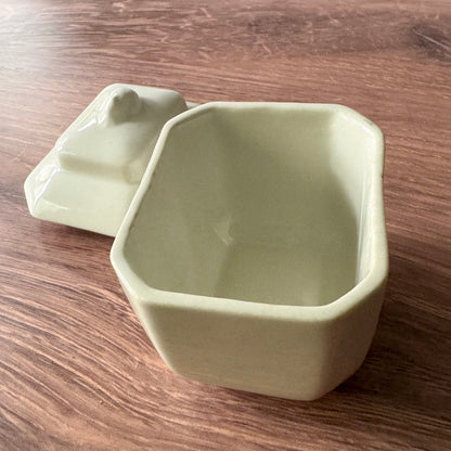 Vintage Francophile Terrine | White Ironstone