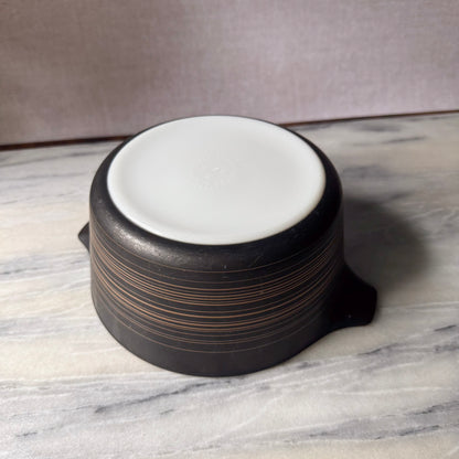Pyrex Terra Casserole Bowl | Mid-Century Matte Glass | Pyrex