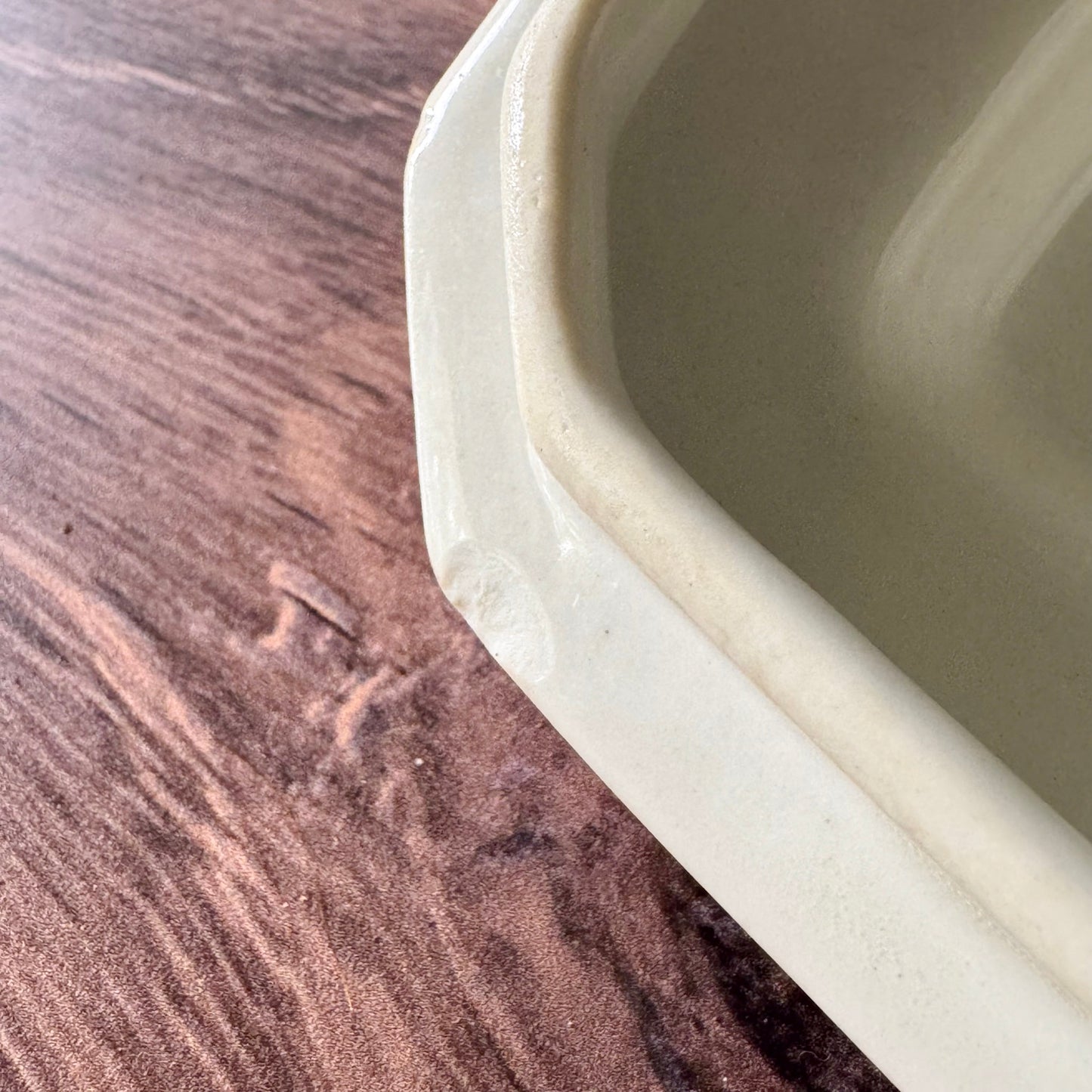 Vintage Francophile Terrine | White Ironstone