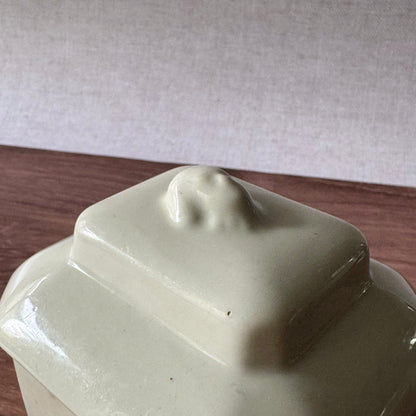 Vintage Francophile Terrine | White Ironstone