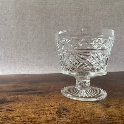Vintage Sherbet Dishes | Hazel Atlas Big Top Glass | Set of 4
