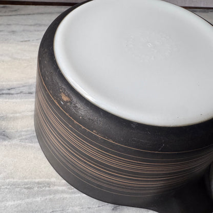 Pyrex Terra Casserole Bowl | Mid-Century Matte Glass | Pyrex