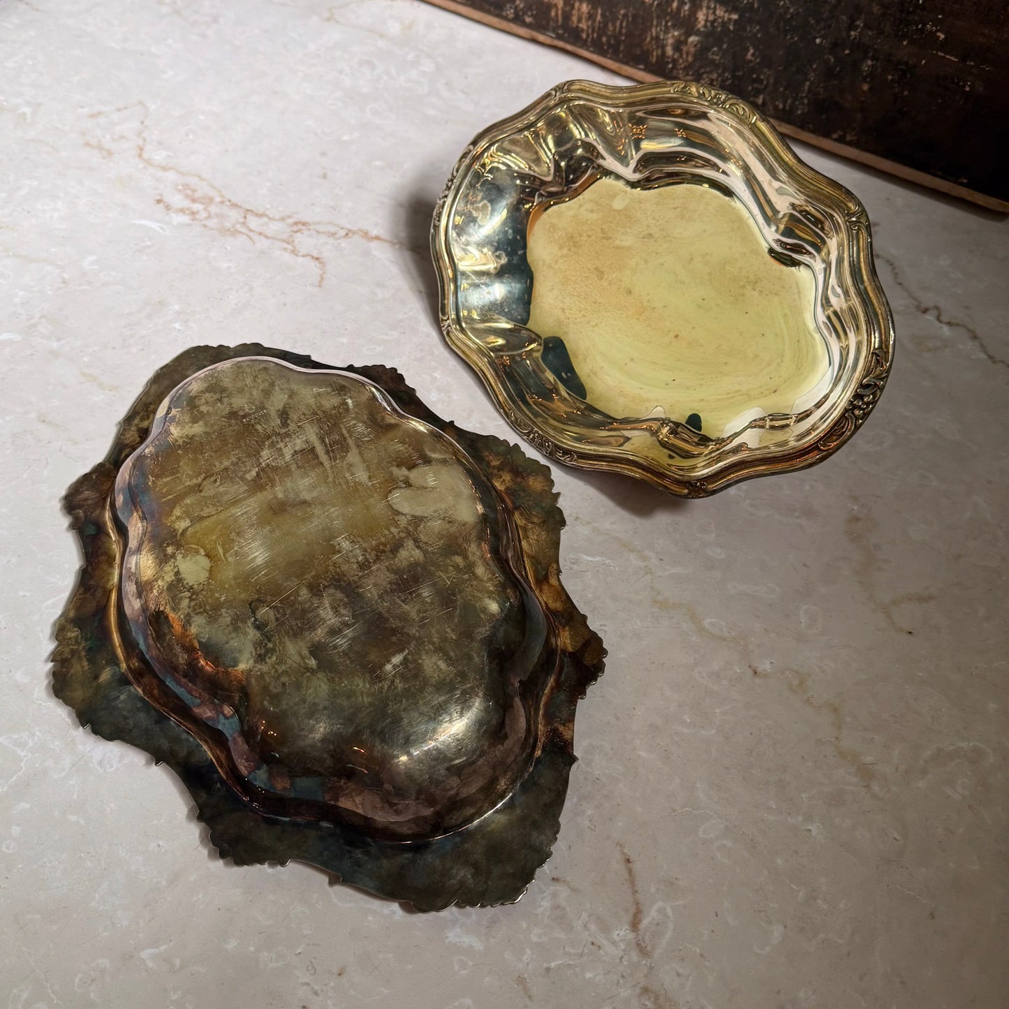 Vintage Silverplate Covered Serving Dish | Rococo Revival