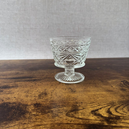 Vintage Sherbet Dishes | Hazel Atlas Big Top Glass | Set of 4