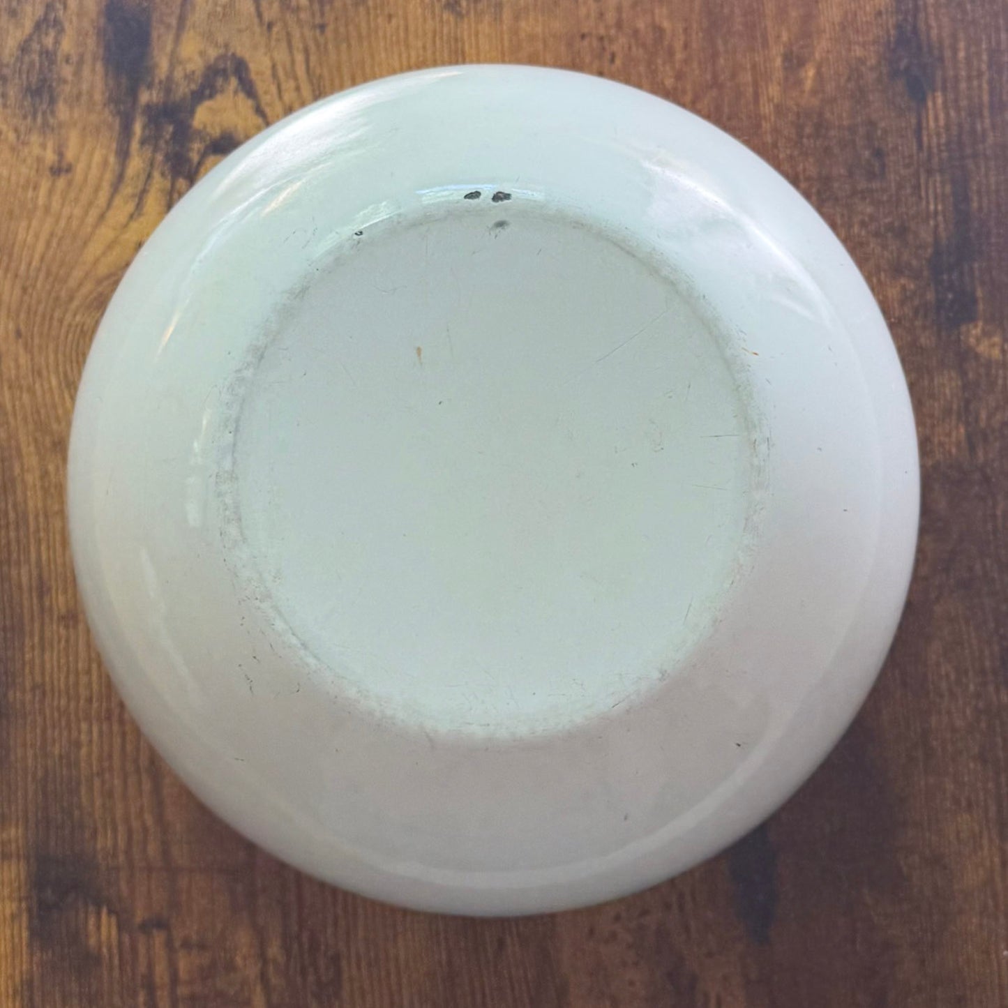 Vintage Enamel Mixing Bowl | Mushroom by Esteri Tomula | Finel Arabia Kaj Franck
