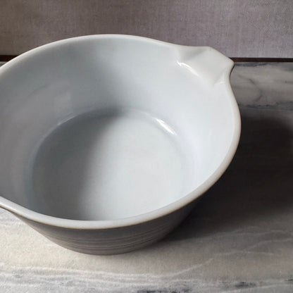 Pyrex Terra Casserole Bowl | Mid-Century Matte Glass | Pyrex