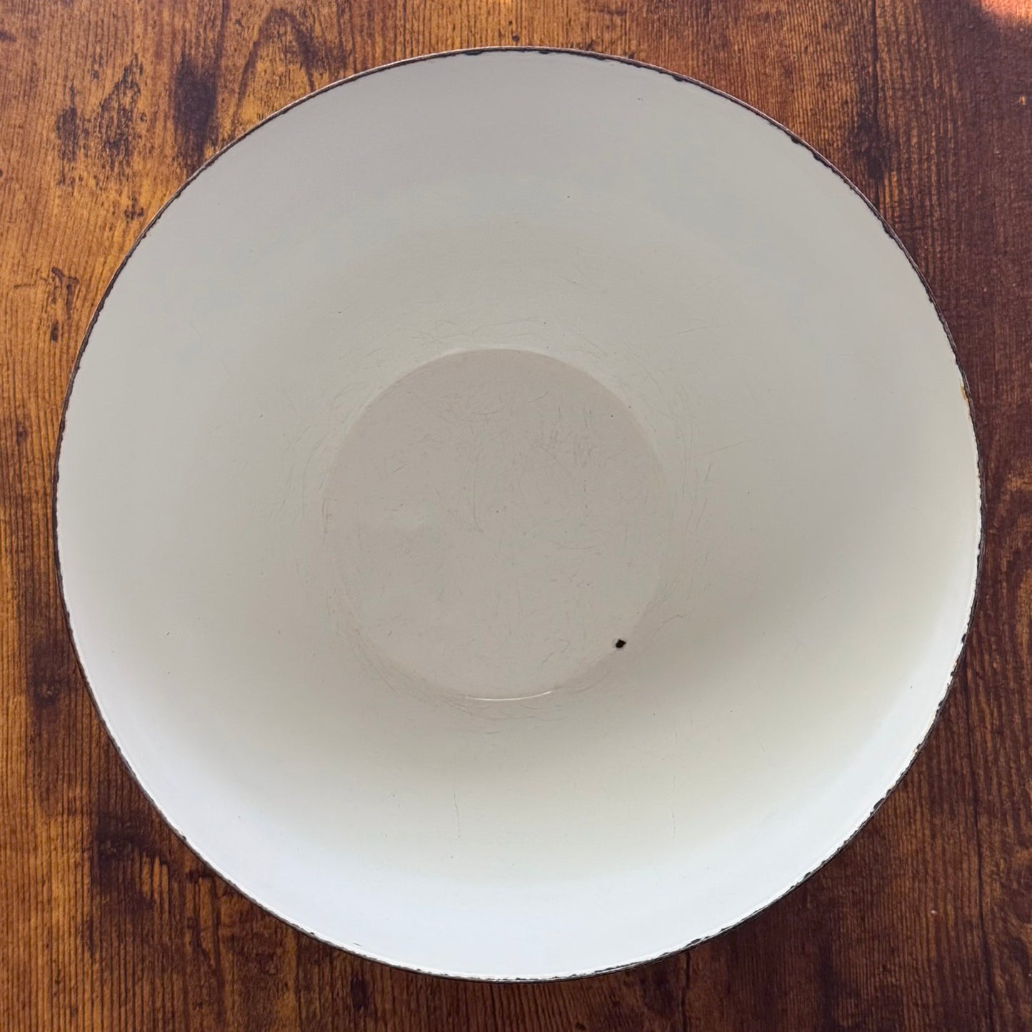 Vintage Enamel Mixing Bowl | Mushroom by Esteri Tomula | Finel Arabia Kaj Franck