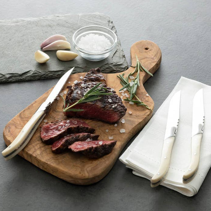 Laguiole Steak Knives - Faux Ivory
