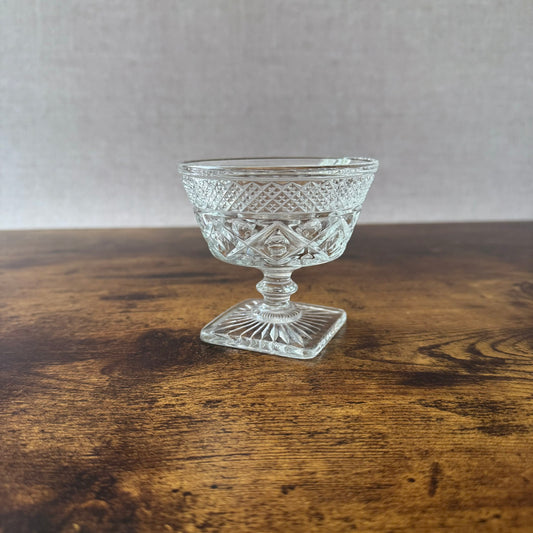 Vintage Dessert Cup | Imperial Cape Cod Clear Glass | Single