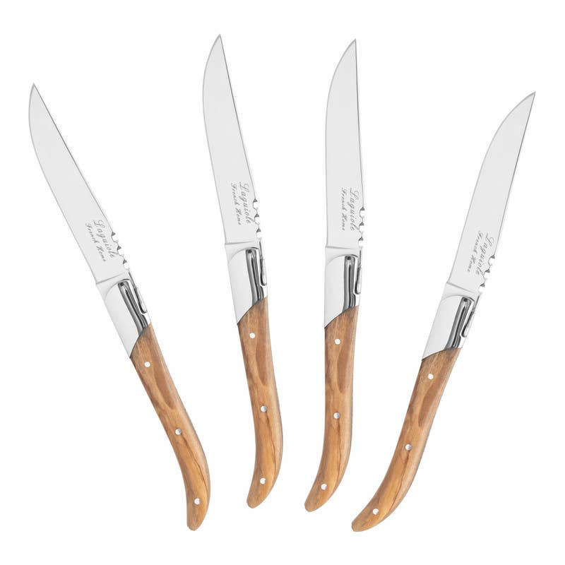 Laguiole Steak Knives - Olivewood