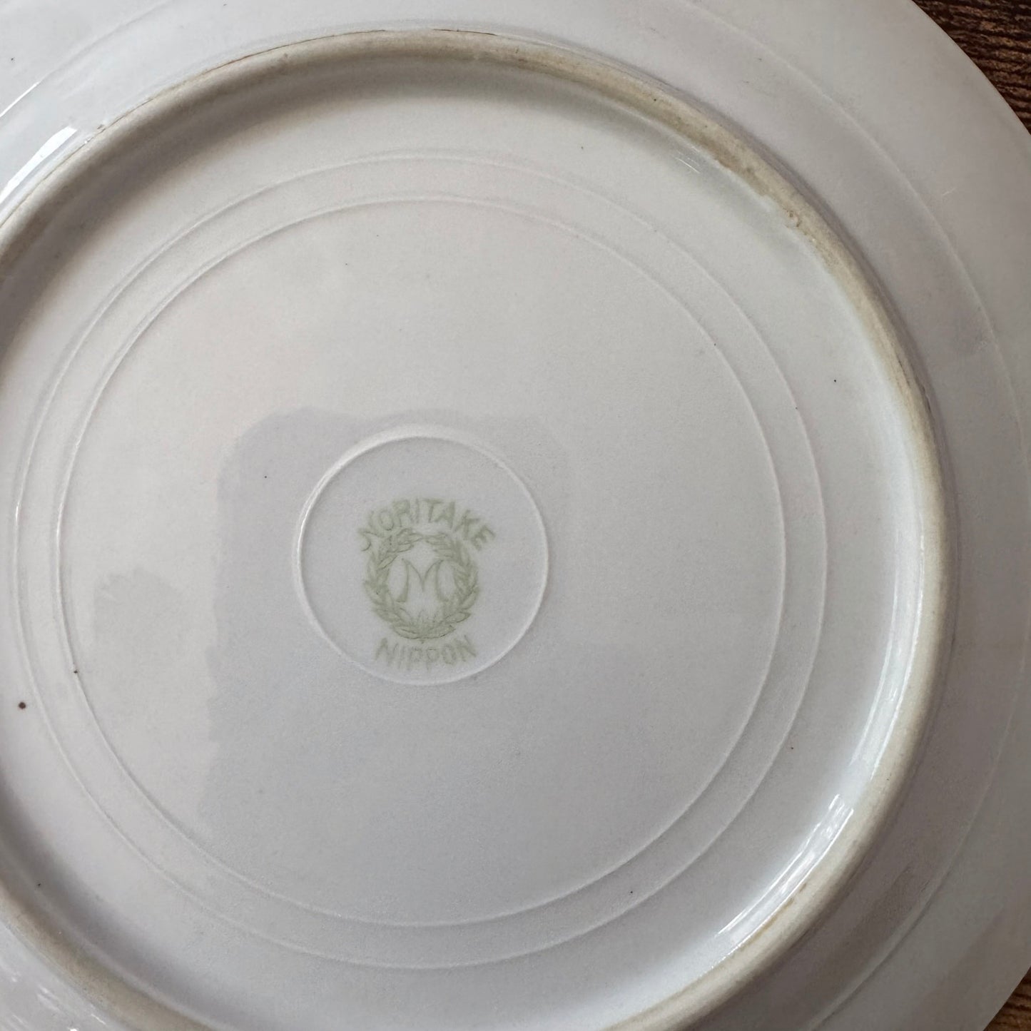 Antique Noritake Nippon Plate | Regina Pattern | Pink Rose Border