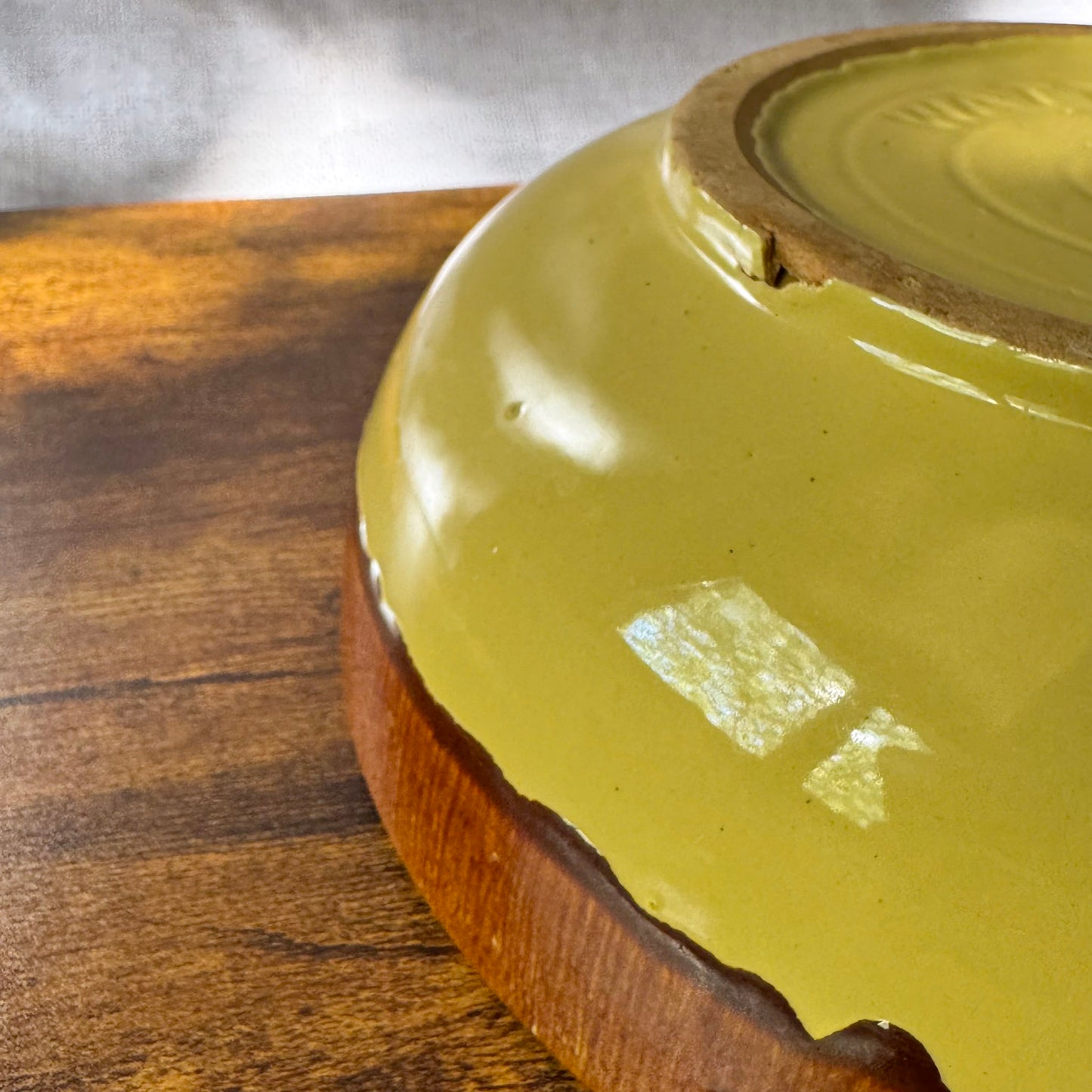 Vintage Ovenware Bowl | Model 96 Glazed Drip | Watt