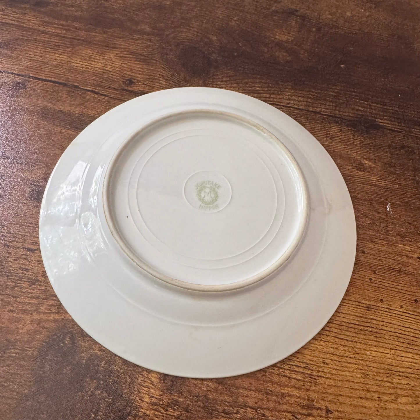 Antique Noritake Nippon Plate | Regina Pattern | Pink Rose Border