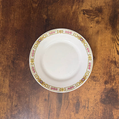 Antique Noritake Nippon Plate | Regina Pattern | Pink Rose Border
